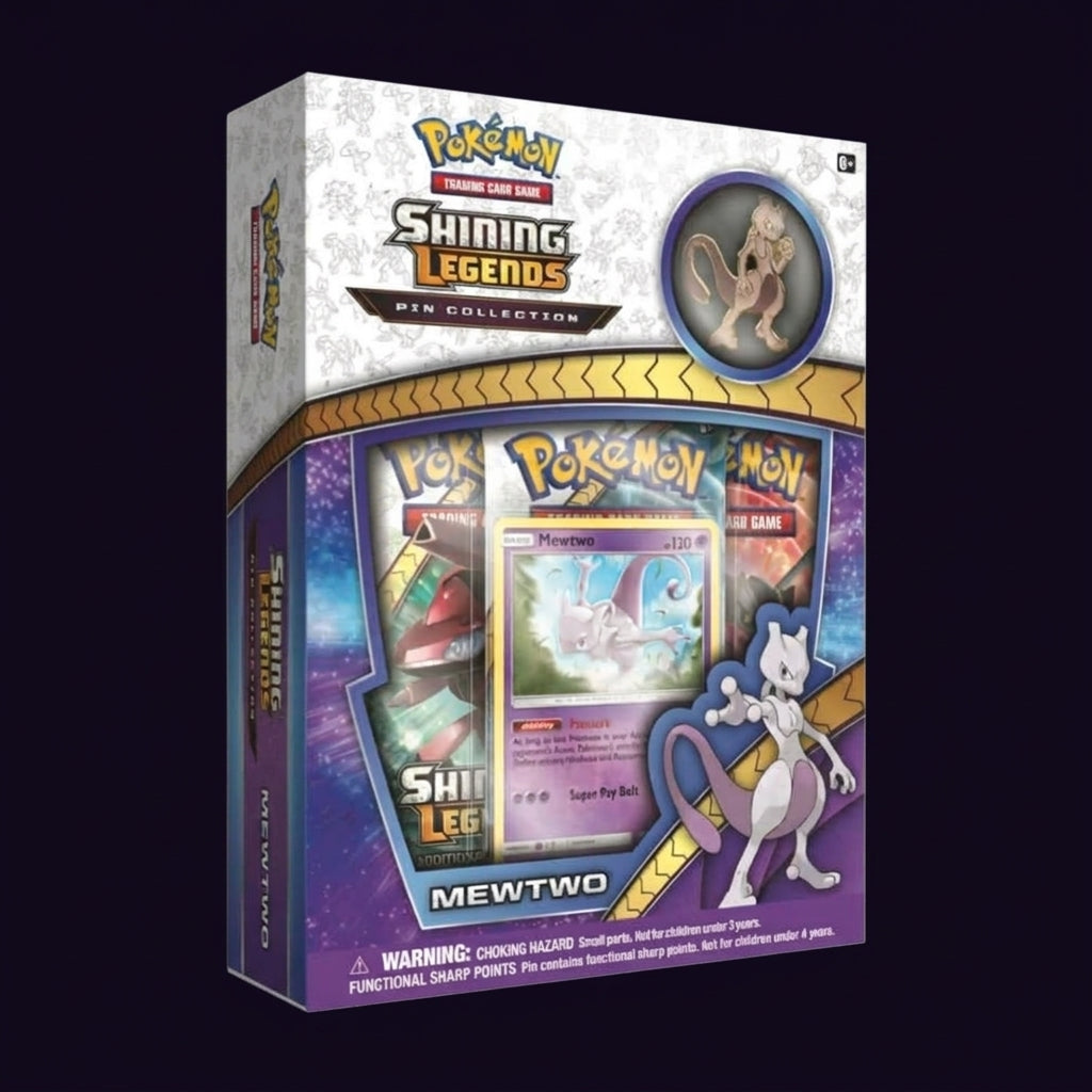 Pokémon TCG: Shining Legends Pin Collection (Mewtwo)