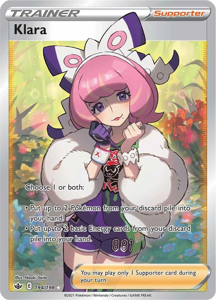 Klara (Full Art) - 194/198 - Chilling Reign