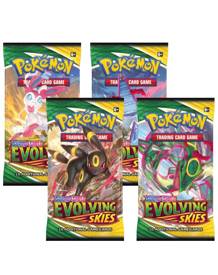 Pokemon TCG: Sword & Shield - Evolving Skies Booster Pack (One at Random)