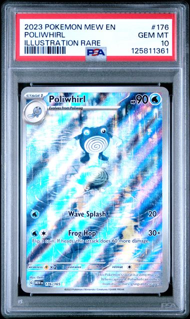 Poliwhirl IR #176 PSA 10