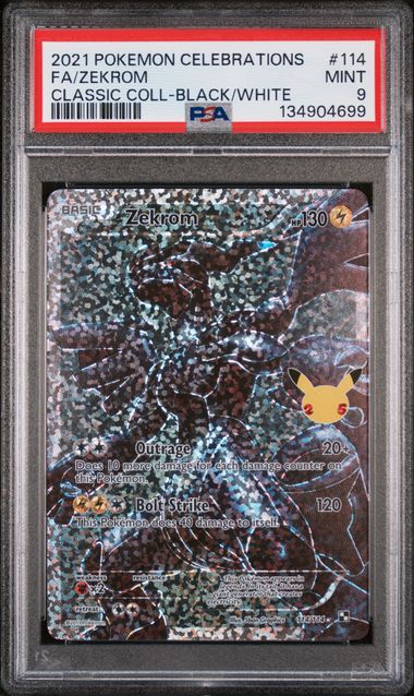 Zekrom FA #114 PSA 9