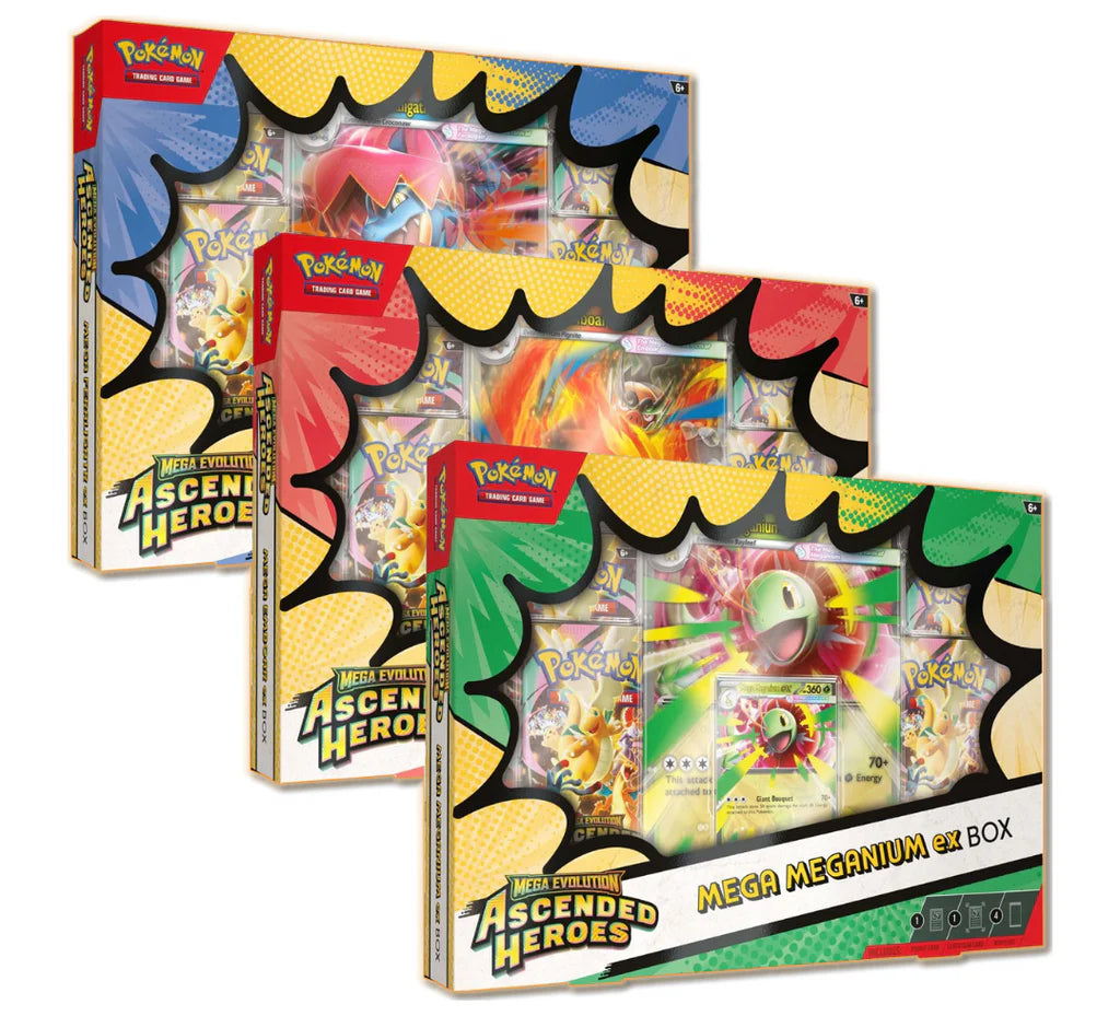 Pokémon TCG: Mega Evolution—Ascended Heroes ex Box