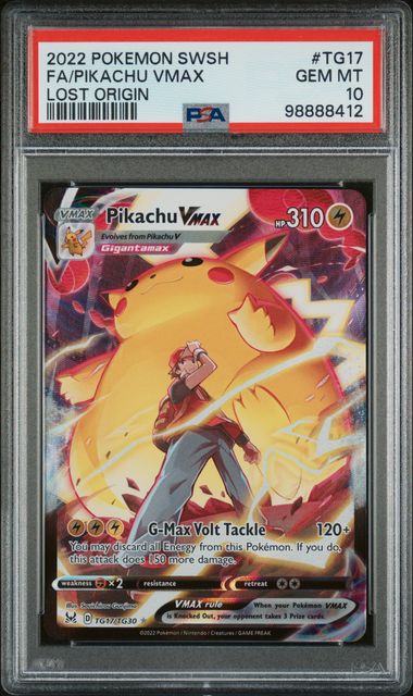 Pikachu VMAX #TG17 PSA 10