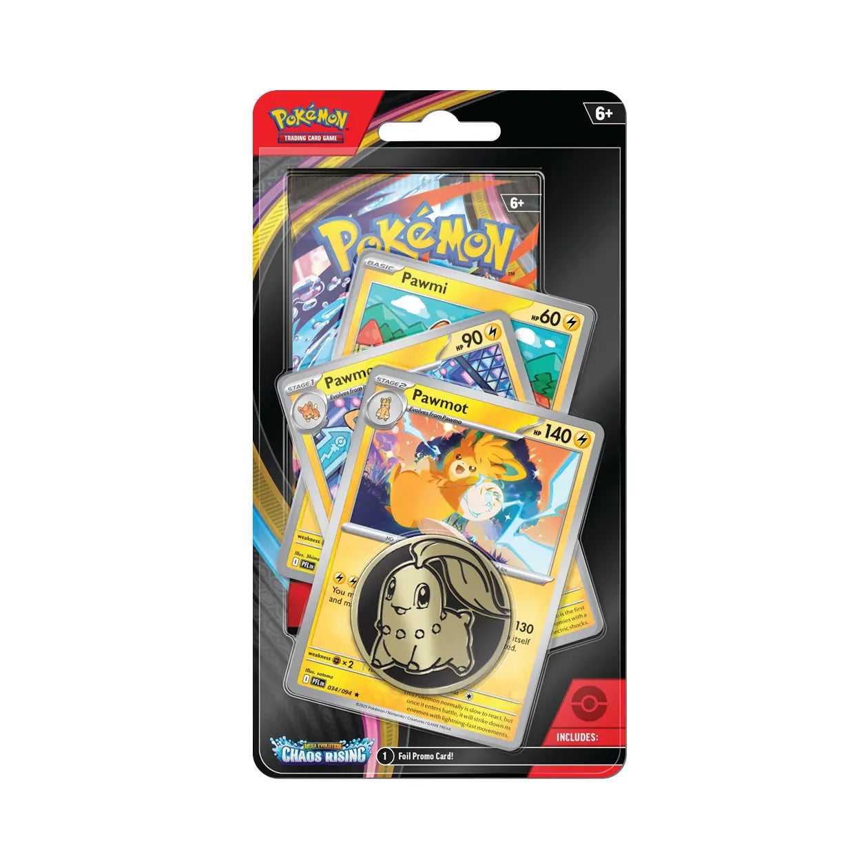 [PREORDER] Pokémon TCG: Mega Evolution-Chaos Rising Premium Checklane Blister