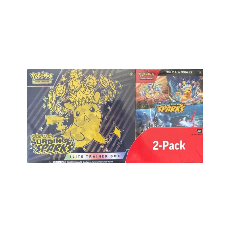 Pokémon TCG: Surging Sparks Costco Bundle (ETB+Booster Bundle)