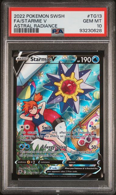 Starmie V #TG13 PSA 10