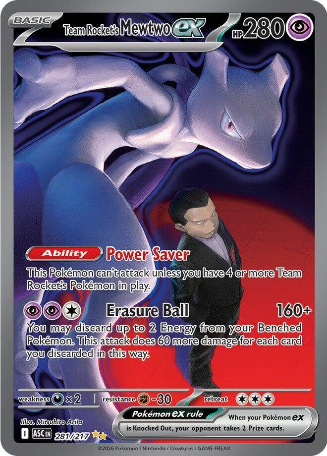 Team Rocket’s Mewtwo ex 281/217 - Ascended Heroes
