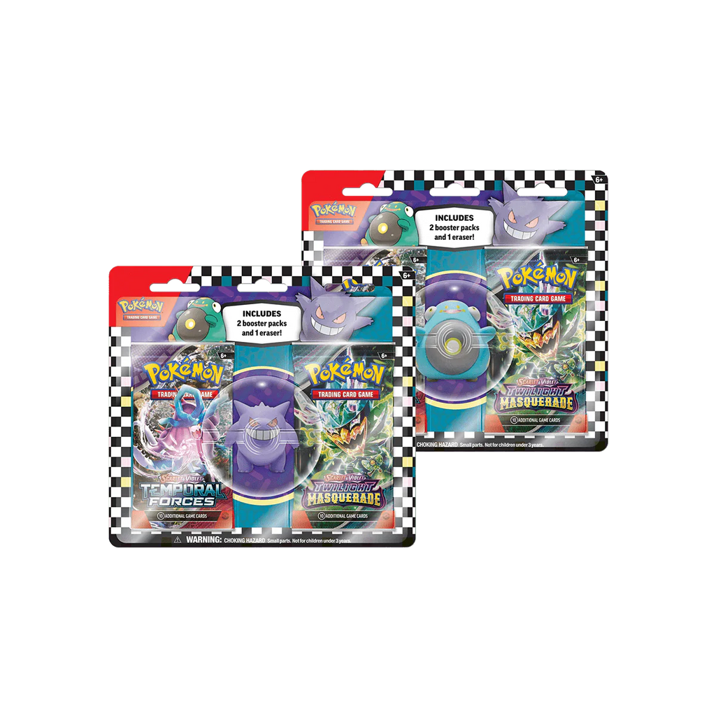 Pokémon TCG: 2 Booster Packs & Bellibolt/Gengar Eraser