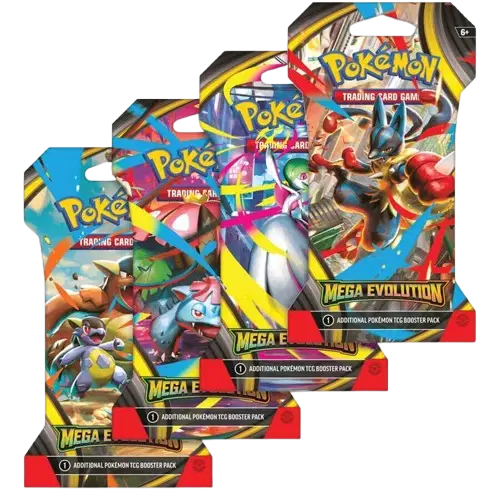 Pokemon TCG: Mega Evolution Sleeved Booster Pack (One at Random)