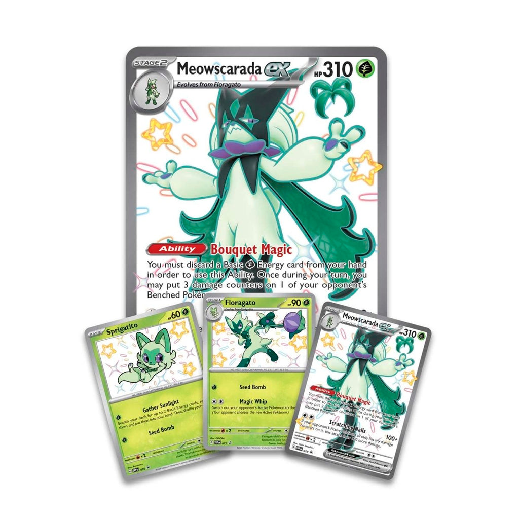 Pokémon TCG: Scarlet & Violet-Paldean Fates Meowscarada ex Premium Collection