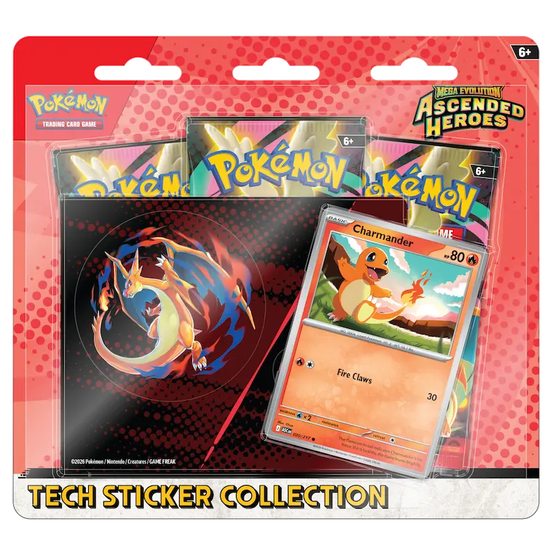 Pokemon TCG: Mega Evolution—Ascended Heroes Tech Sticker Collection