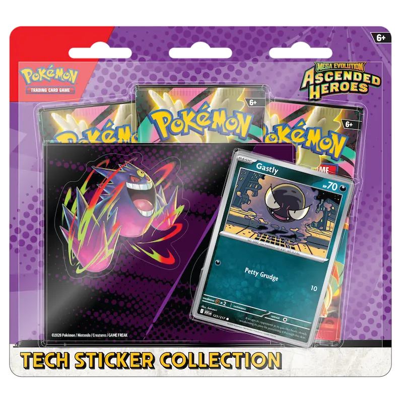 Pokemon TCG: Mega Evolution—Ascended Heroes Tech Sticker Collection