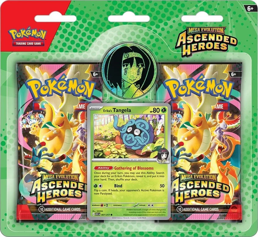 Pokemon TCG: Mega Evolution—Ascended Heroes 2-pack Blister