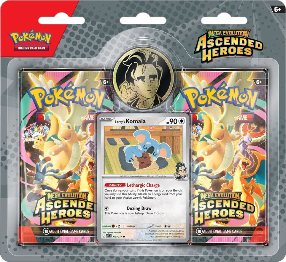 Pokemon TCG: Mega Evolution—Ascended Heroes 2-pack Blister