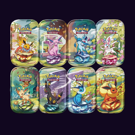 Pokémon TCG: Scarlet & Violet-Prismatic Evolutions Mini Tin (One at Random)