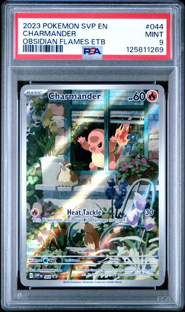 PSA 9 Charmander #044