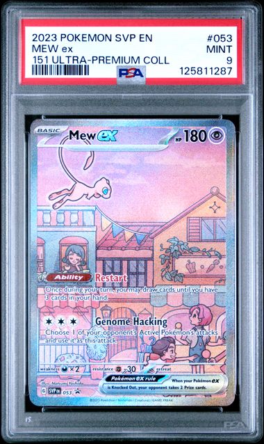 PSA 9 Mew ex Promo 053