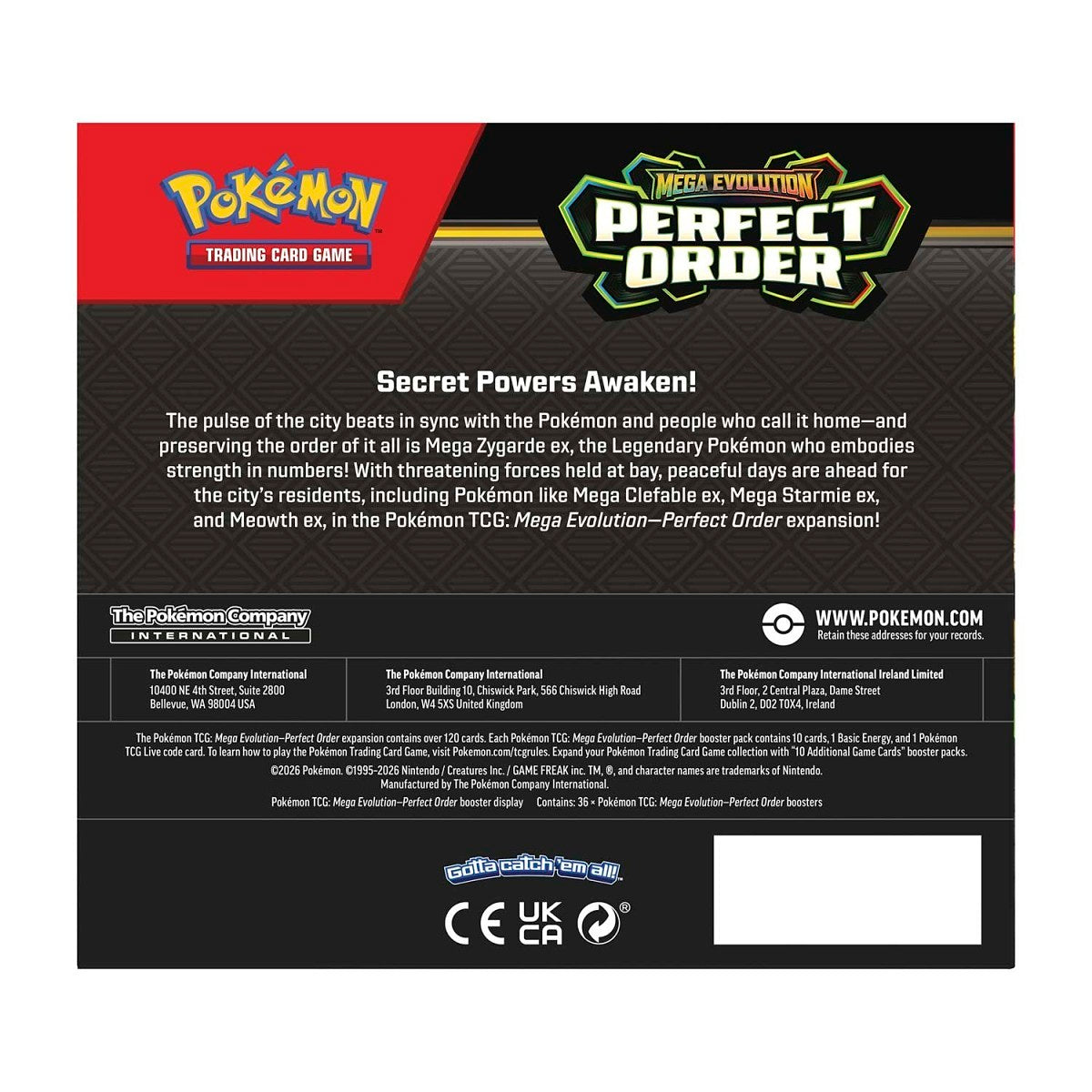 [PREORDER] Pokémon TCG: Mega Evolution-Perfect Order Booster Box