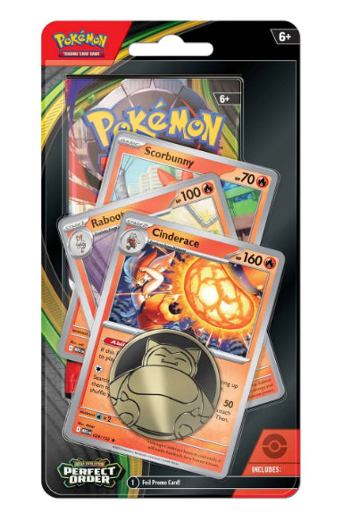 [PREORDER] Pokémon TCG: Mega Evolution - Perfect Order Premium Checklane [Cinderace/Meganium]