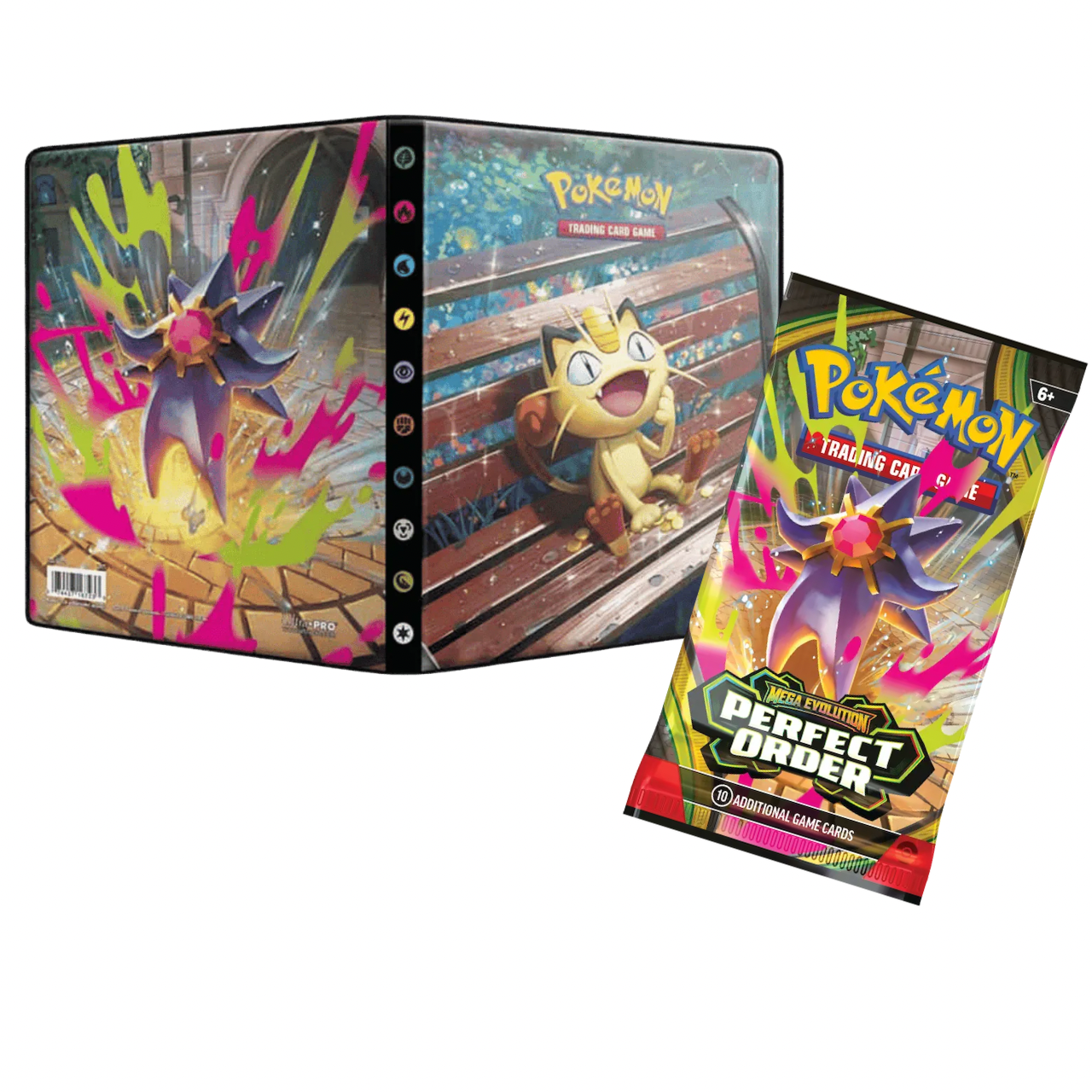 [PREORDER] Pokémon TCG: Mega Evolution - Perfect Order Mini Portfolio + Booster Pack