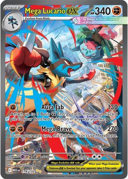 Mega Lucario ex - 179/132 - Mega Evolution